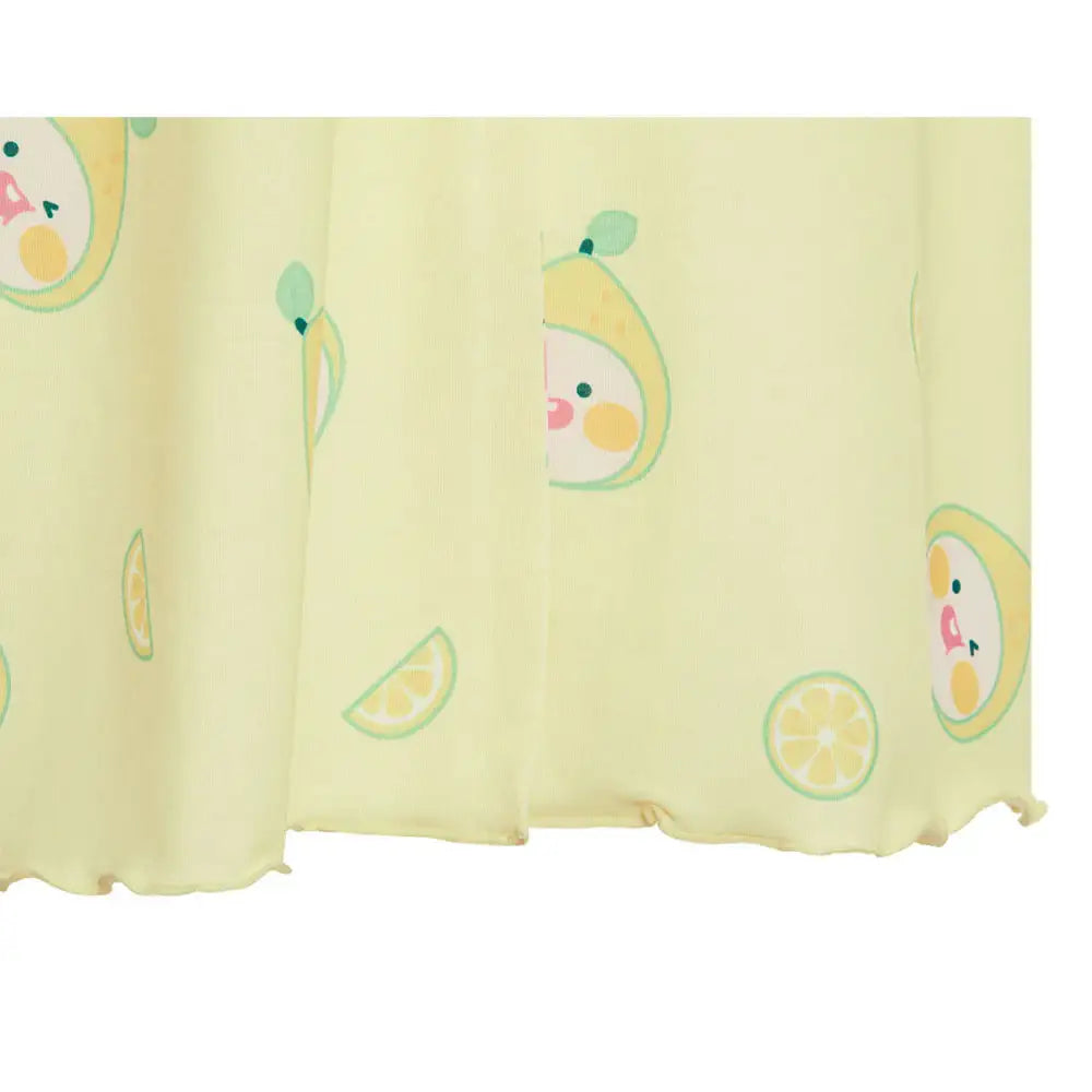 Kakao Friends - Lemon Terrace Apeach Dress Pajamas - Kakao Friends - Clothing - Harumio
