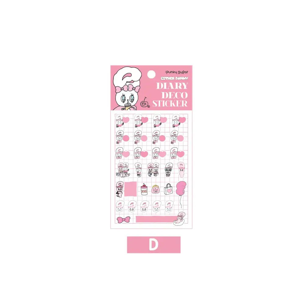 Esther Bunny - Diary Deco Sticker - Esther Bunny - Accessories - Harumio
