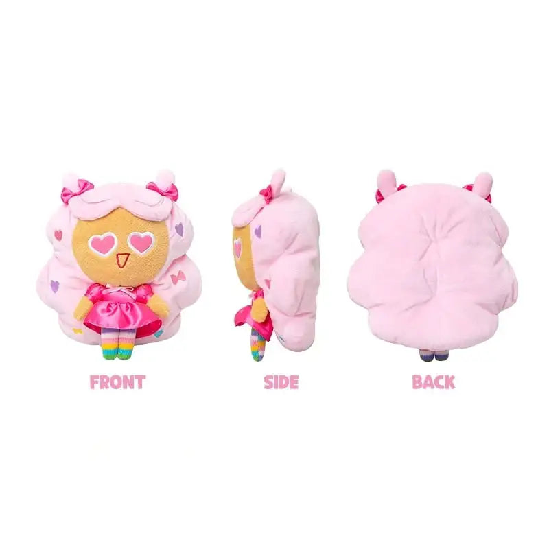 Cookie Run x Hi, Bye Mama - Tea Glass Heart Snow Cotton Candy Cookie Pink Plush Doll - Cookie Run x Hi, Bye Mama - Accessories - Harumio
