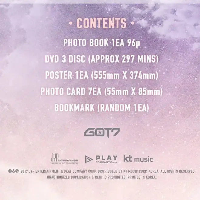 GOT7 - 1st Concert 'Fly in Seoul' Final DVD - GOT7 - Album - Harumio