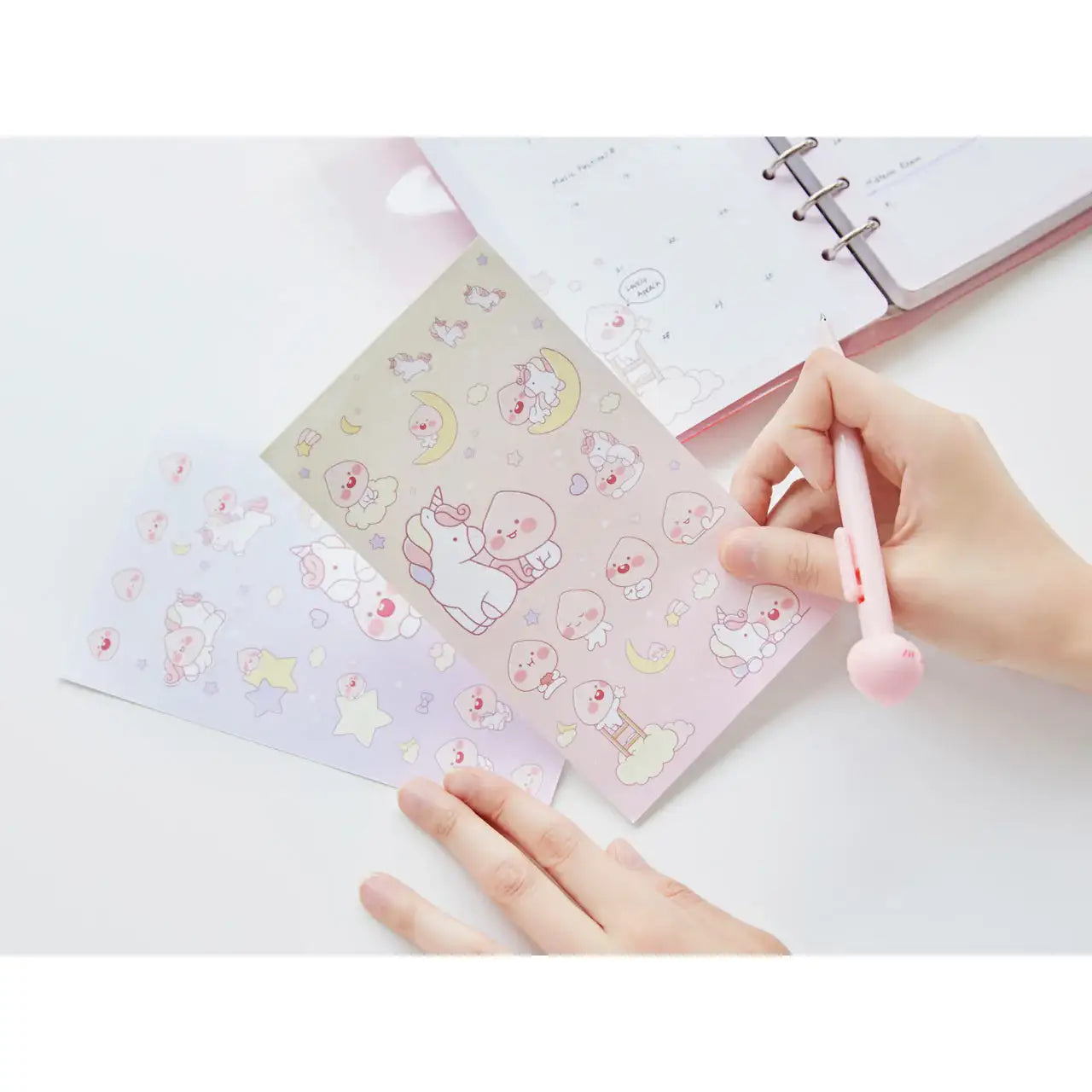 Kakao Friends - Lovely Apeach Earthwork Unicorn Diary - Kakao Friends - Accessories - Harumio