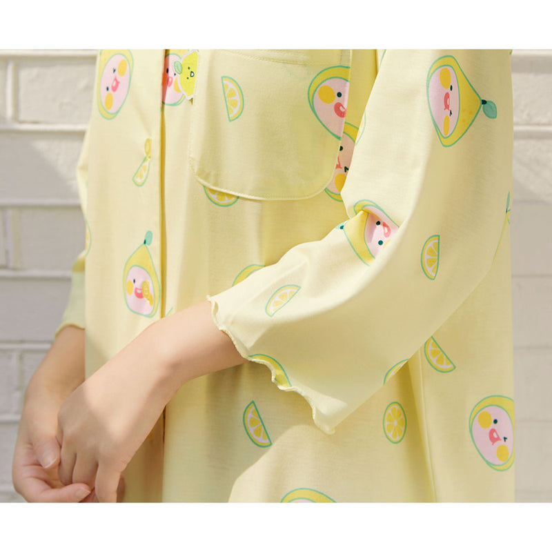 Kakao Friends - Lemon Terrace Apeach Dress Pajamas