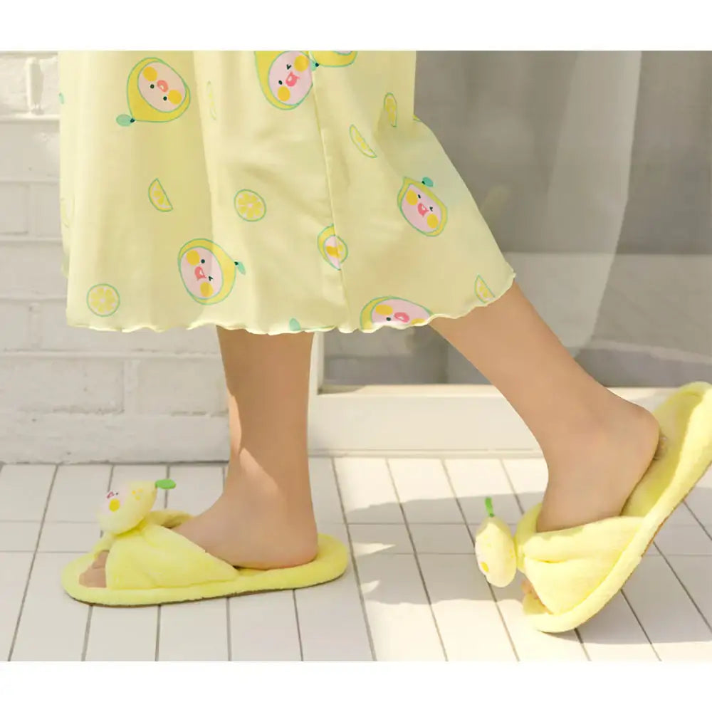 Kakao Friends - Lemon Terrace Apeach Dress Pajamas - Kakao Friends - Clothing - Harumio