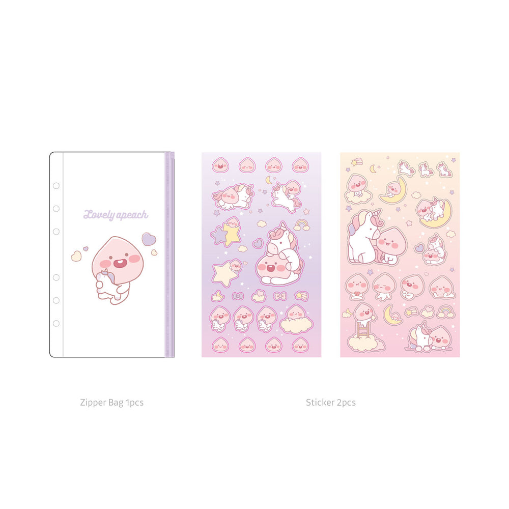 Kakao Friends - Lovely Apeach Earthwork Unicorn Diary