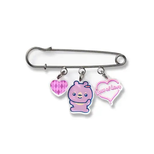 TWOTUCKGOM - Button Brooch - TWOTUCKGOM - Jewelry - Harumio