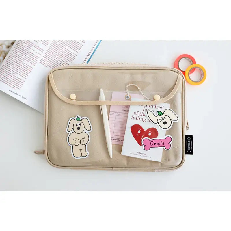 Romane x 10x10 - Pocket iPad Pouch - Romane - Accessories, Pouch - Harumio