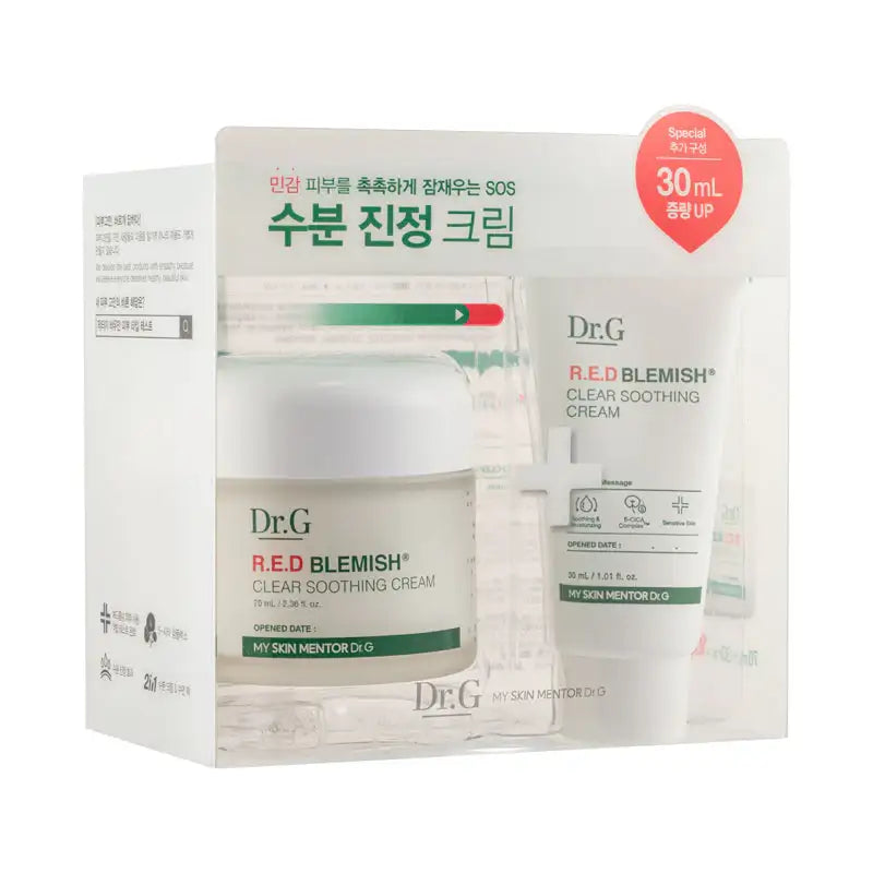 Olive Young - Dr.G Red Blemish Clear Soothing Cream Set – Harumio