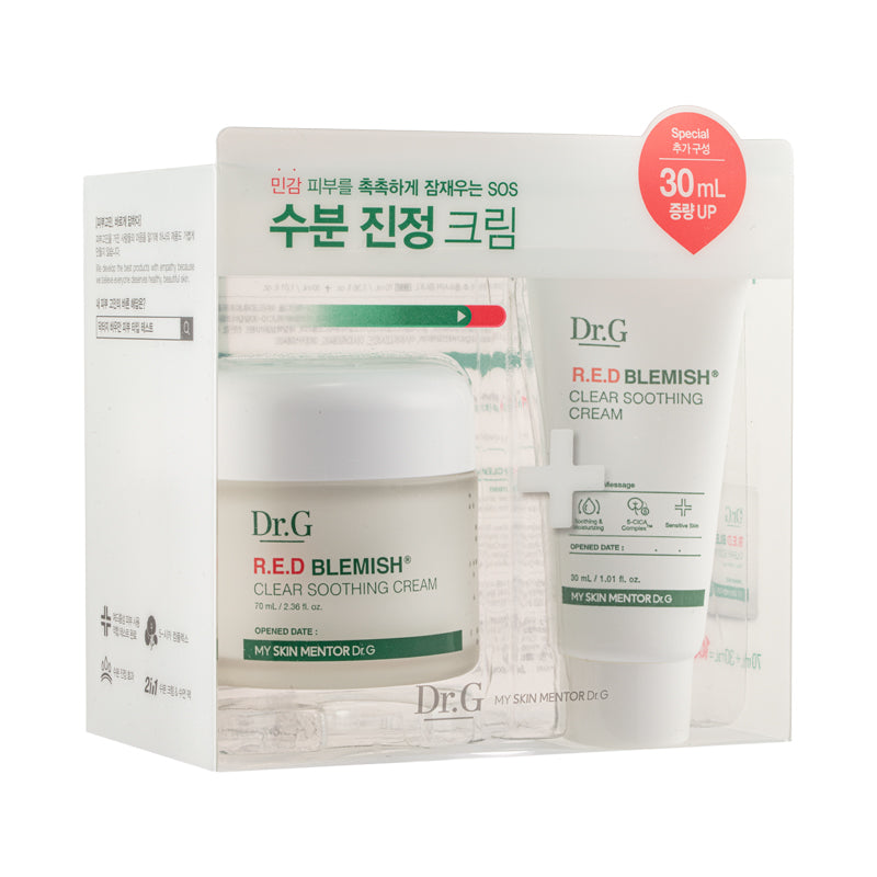 Olive Young - Dr.G Red Blemish Clear Soothing Cream Set