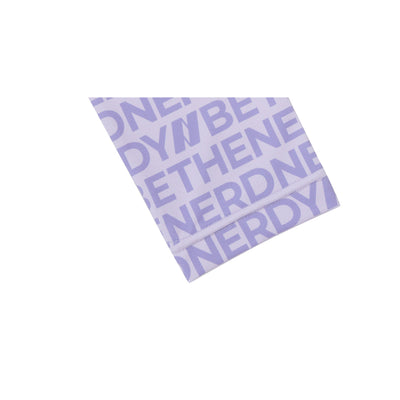 NERDY x TAEYEON - Women's Logo Pattern Mock-neck T-shirt