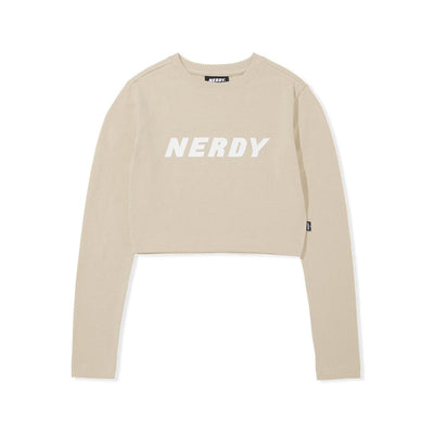 NERDY x TAEYEON - Women's Cropped Long Sleeve T-shirt