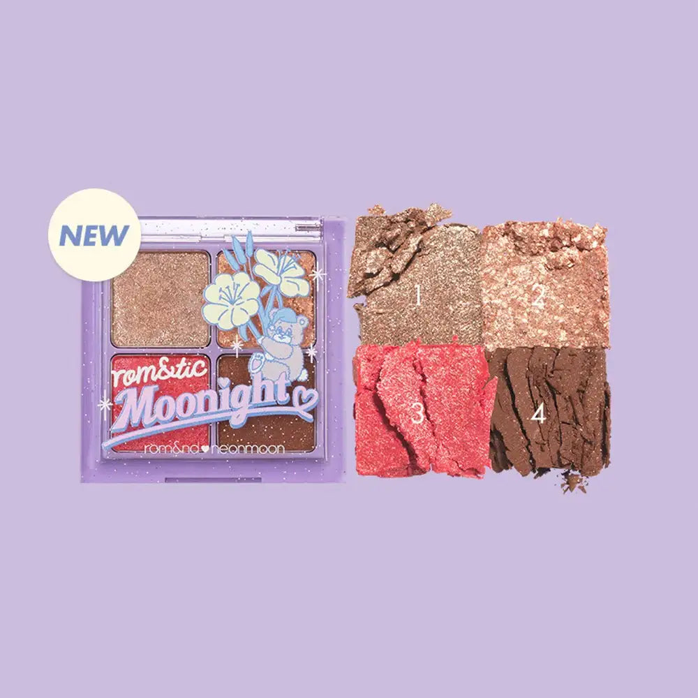 rom&nd x neonmoon - rom&tic Moonight Better Than Eyes Shadow - rom&nd x neonmoon - Eye Makeup - Harumio