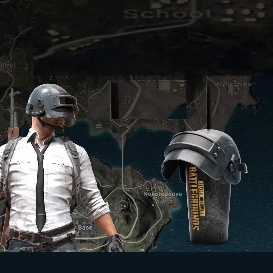 Lotte Cinema - PlayerUnknown's Battlegrounds Level 3 Helmet Tumbler - Lotte Cinema - Accessories - Harumio