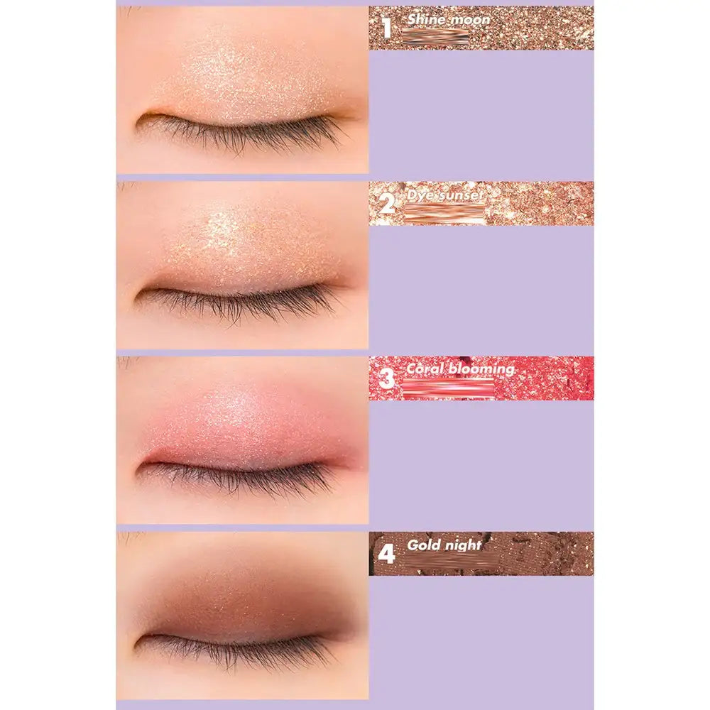 rom&nd x neonmoon - rom&tic Moonight Better Than Eyes Shadow - rom&nd x neonmoon - Eye Makeup - Harumio