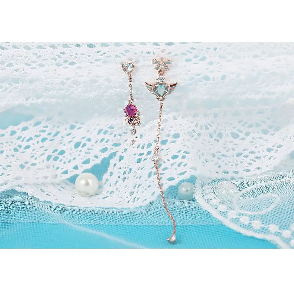 Wedding Peach x CLUE - Angel Lily Witchcraft Silver Earring - Star of Love - Wedding Peach x CLUE - Jewelry - Harumio