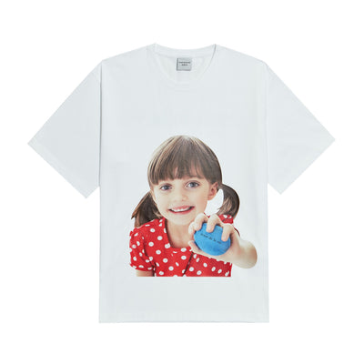 ADLV - Baby Face with Egg Short Sleeve T-Shirt