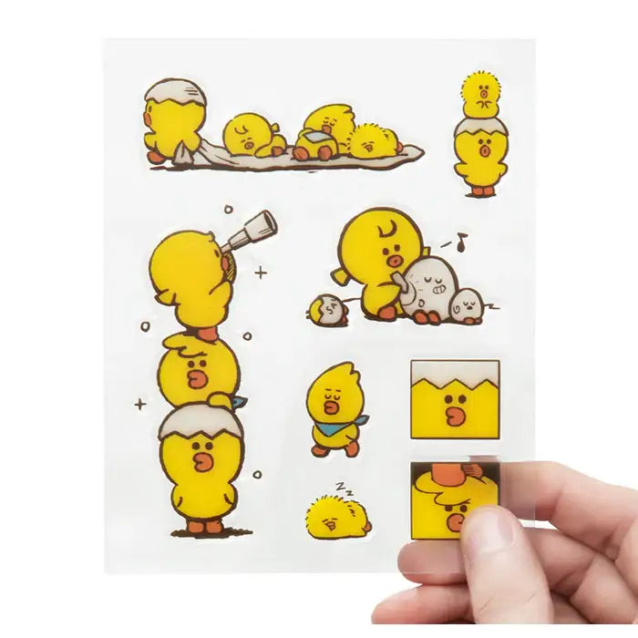 Line Friends - Sally & Friends Epoxy Sticker - Line Friends - Accessories - Harumio