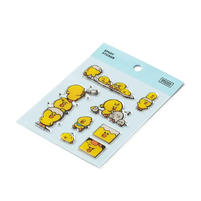 Line Friends - Sally & Friends Epoxy Sticker - Line Friends - Accessories - Harumio