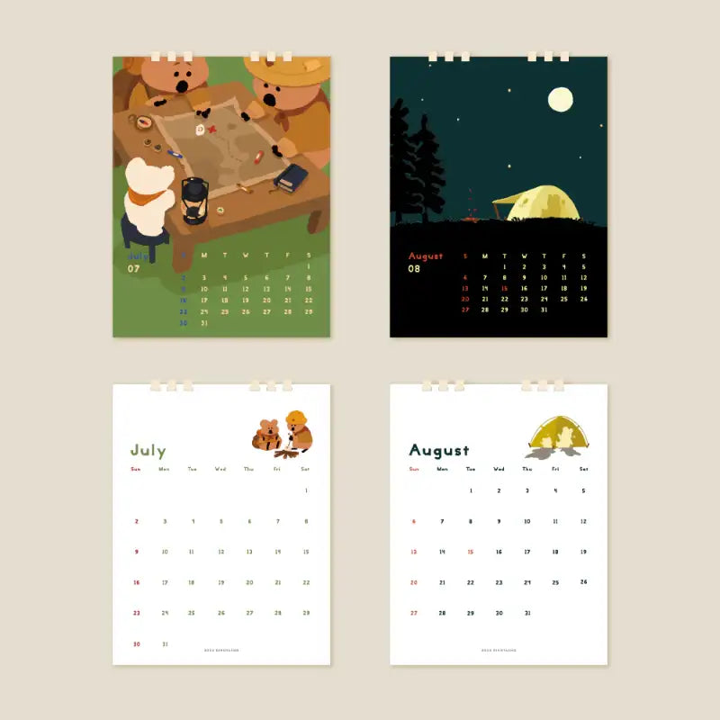 Dinotaeng - 2023 Desk Calendar - Dinotaeng - 2023 Calendars - Harumio