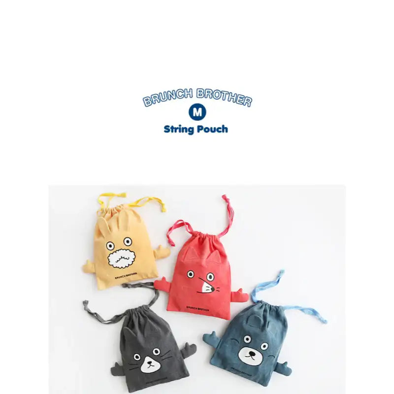 Romane x 10x10 - Brunch Brother String Pouch - Romane - Accessories, Pouch - Harumio