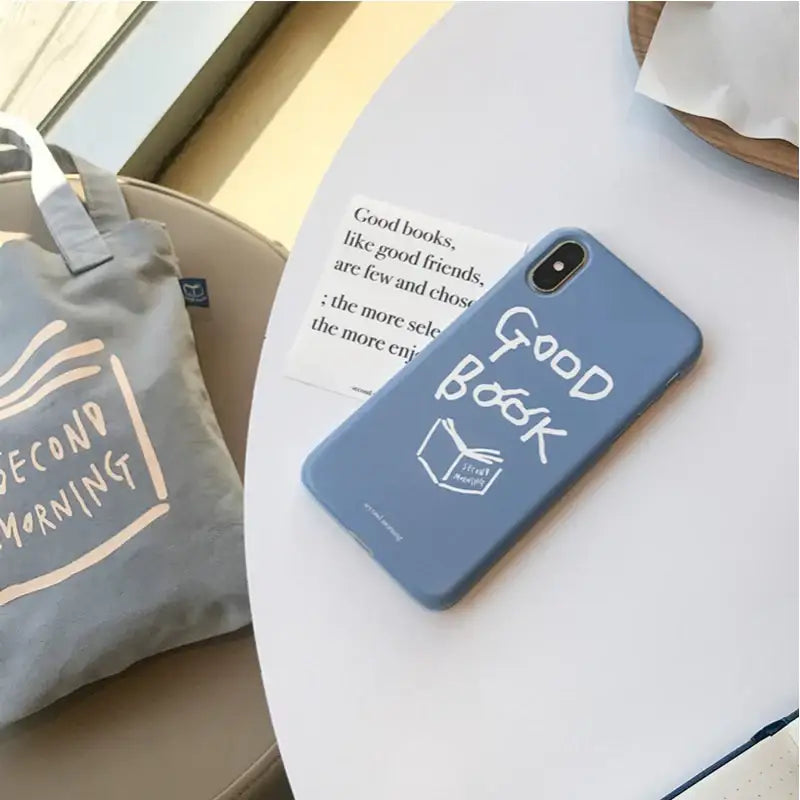 Second Morning - Good Book Hard Phone Case - Second Morning - Phone Cases - Harumio