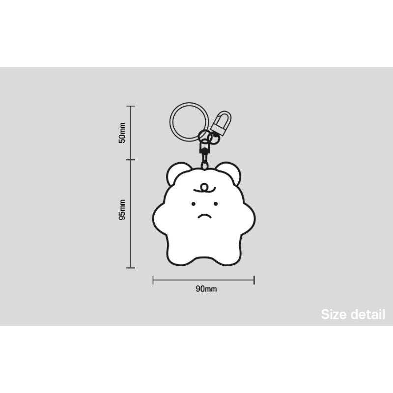 Stay With Us - I Hate The Rainy Season Doll Keyring - Cloud Edition