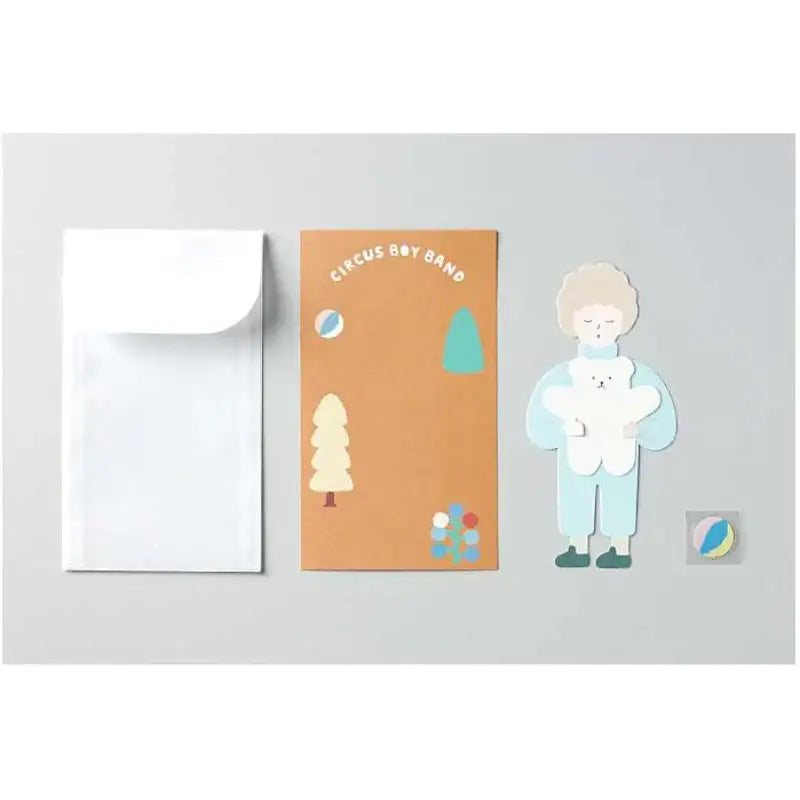 Circus Boy Band - Card Bear Hug 01 - Circus Boy Band - Card - Harumio