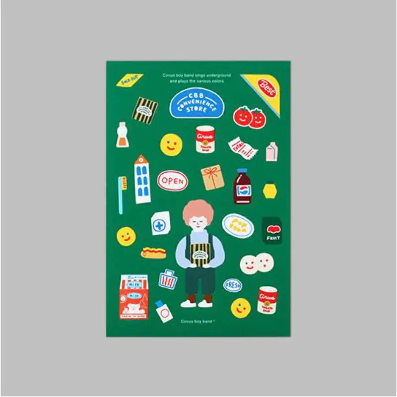 Circus Boy Band - Sticker M 02 - Circus Boy Band - Sticker - Harumio