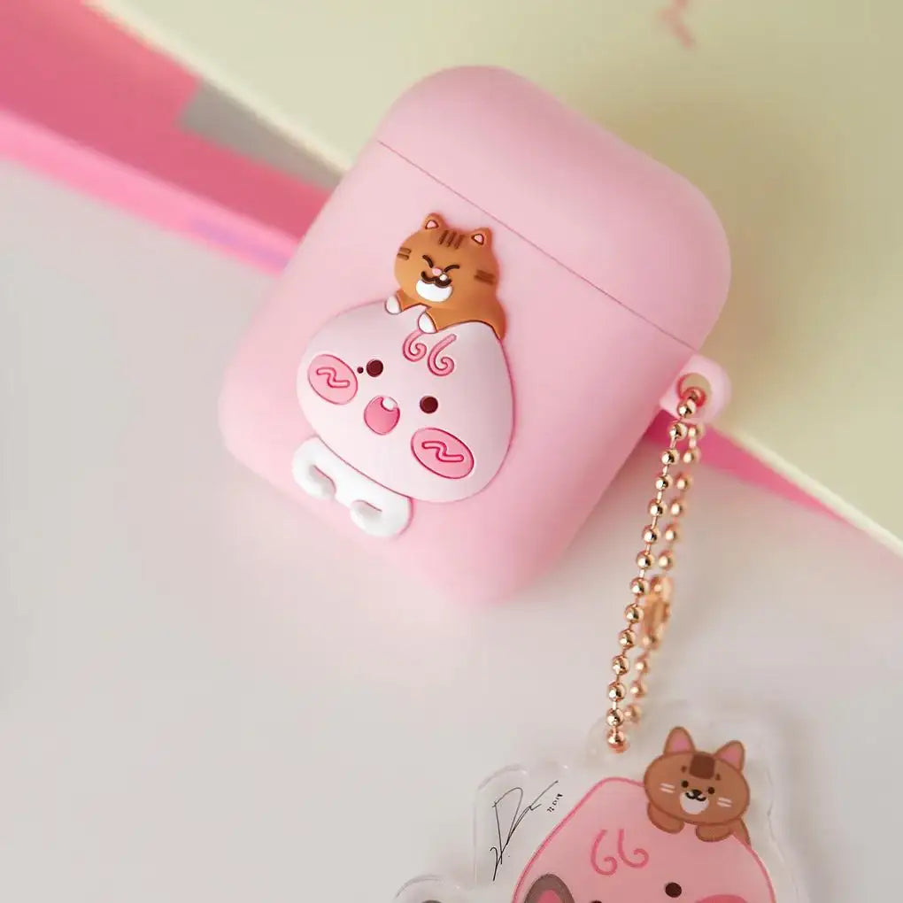Apeach x KangDaniel - Apeach with Kitten Airpod Case - Apeach x KangDaniel - Accessories - Harumio