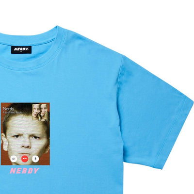 Nerdy - Face Time T-Shirt - Blue