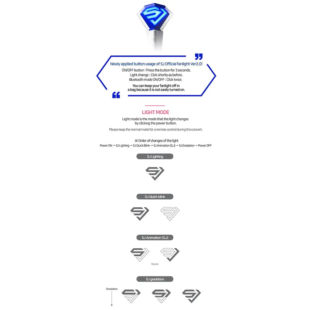 Super Junior - Official Fanlight V2.0 - Super Junior - Accessories - Harumio