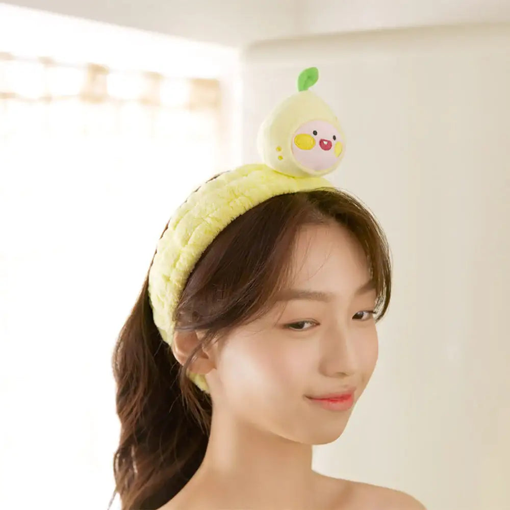 Kakao Friends - Lemon Terrace Apeach Facial Wash Band - Kakao Friends - Accessories - Harumio