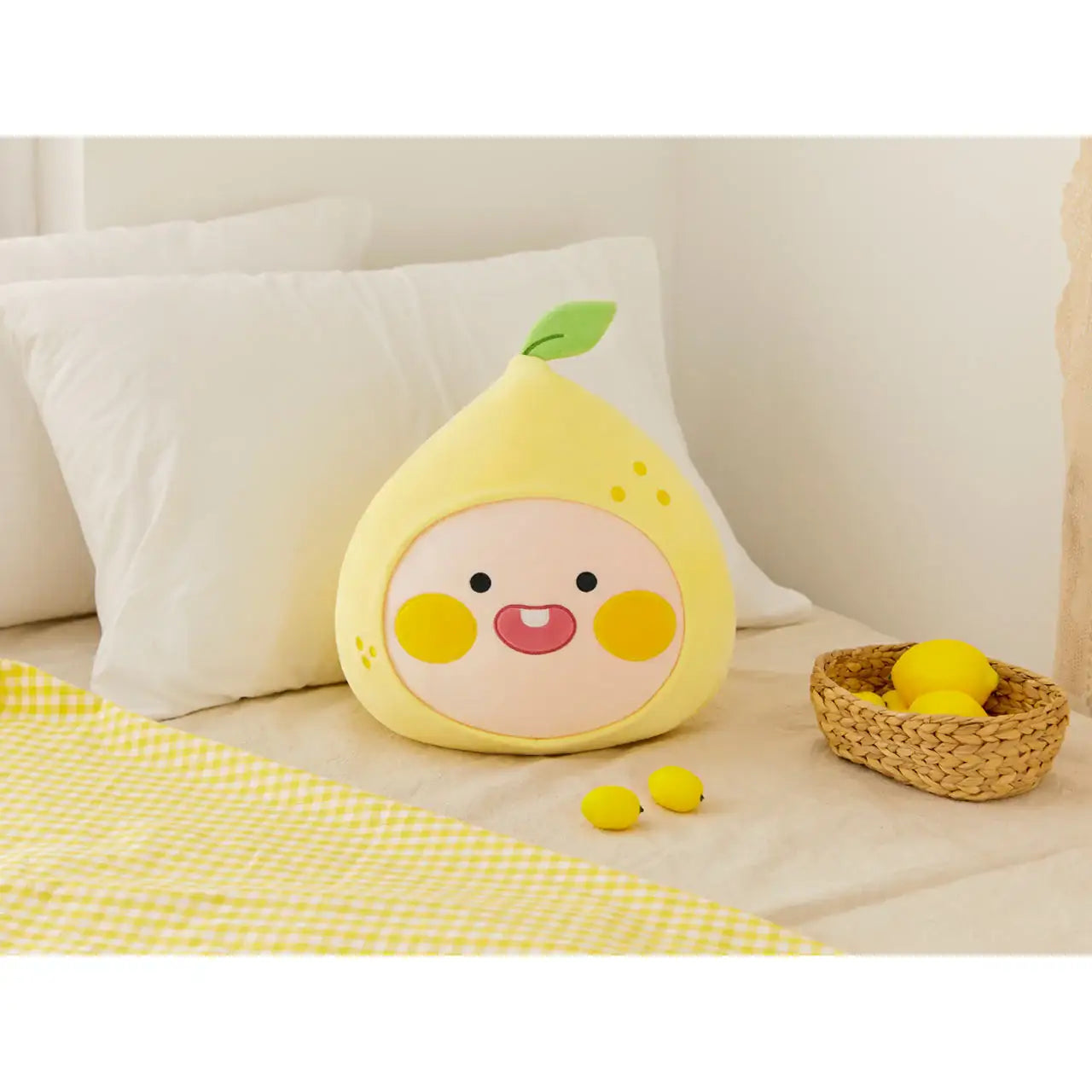 Kakao Friends - Lemon Terrace Face Cushion - Kakao Friends - Plush - Harumio