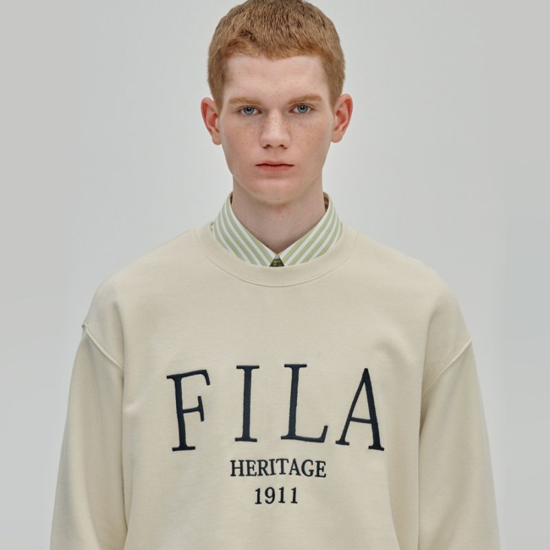 FILA - Serif Heritage Embroidered Sweatshirt