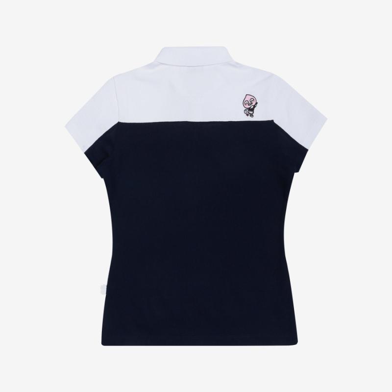 FILA x Kakao Friends Golf - Women's Color Block T-shirt