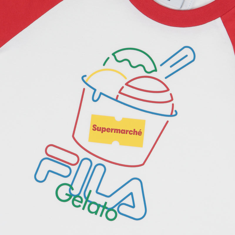 FILA x Supermarché - Kids Short Sleeve T-Shirt Dress