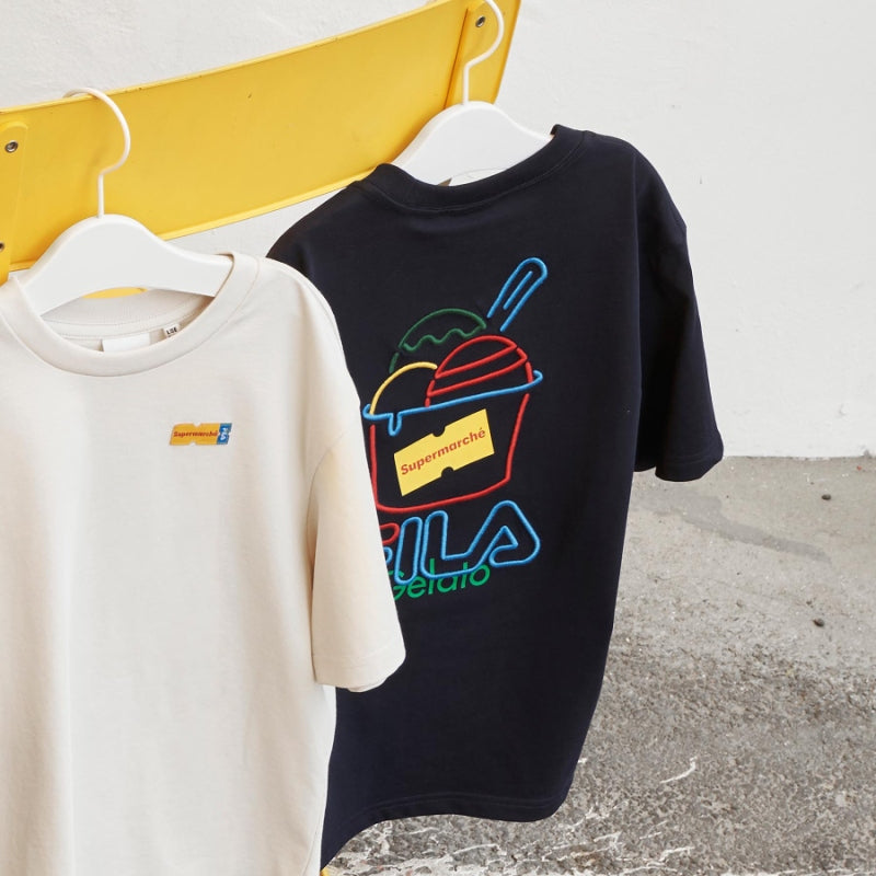FILA x Supermarché - Kids Short Sleeve T-Shirt