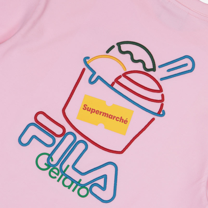 FILA x Supermarché - Kids Short Sleeve T-Shirt