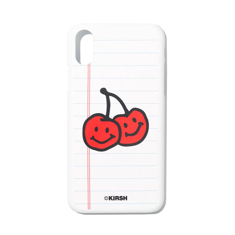 Kirsh - Doodle Cherry Memo Pad Phone Case (White)
