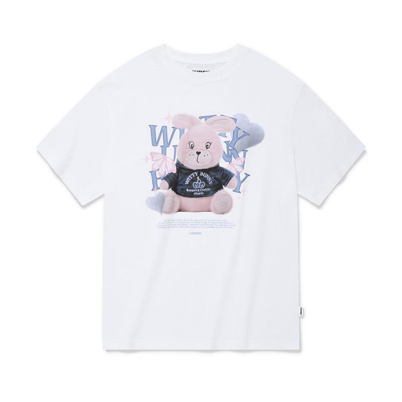 Krish - Witty Bunny Graphic Short Sleeve T-Shirt