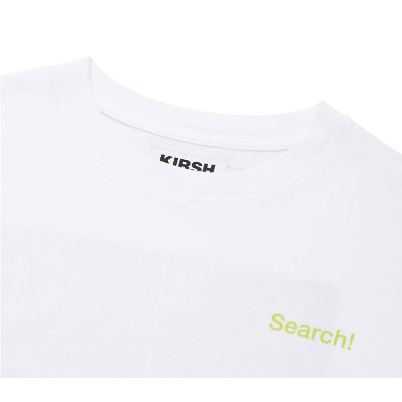 Krish -  Witty Bunny Back Meme Short Sleeve T-Shirt (White)