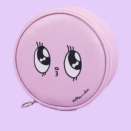 Clue X Esther Bunny - Fresh Esther Bunny Round Pouch - CLUE - Accessories - Harumio