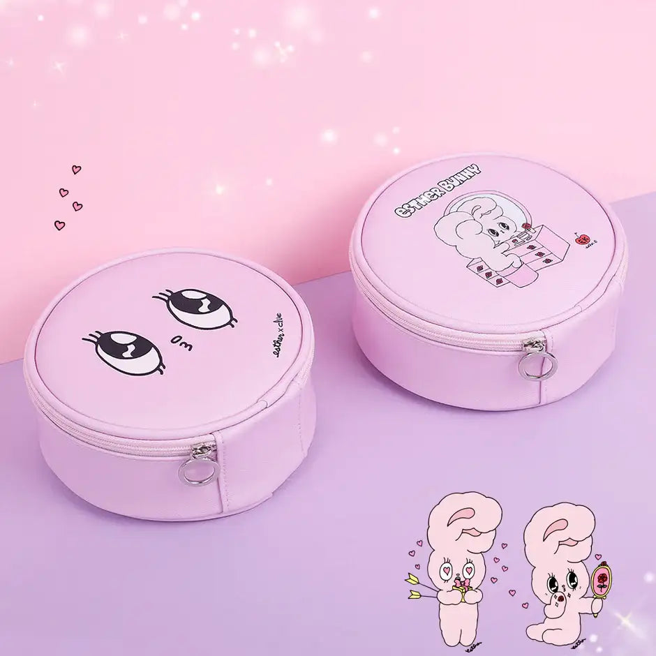 Clue X Esther Bunny - Fresh Esther Bunny Round Pouch - CLUE - Accessories - Harumio