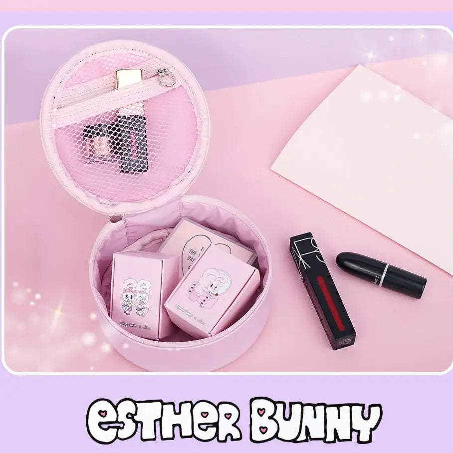 Clue X Esther Bunny - Fresh Esther Bunny Round Pouch - CLUE - Accessories - Harumio