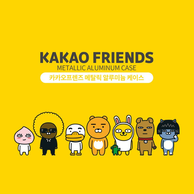 Kakao Friends - Aluminum Metallic Phone Case - Hoody Ryan