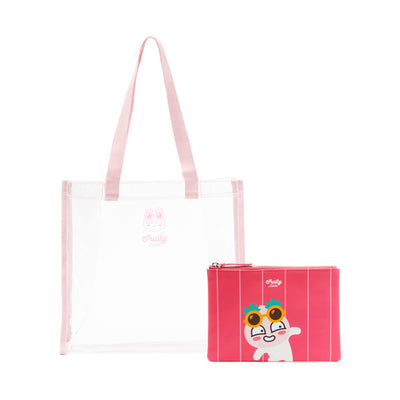 Kakao Friends - Apeach Beach Bag & Pouch Set