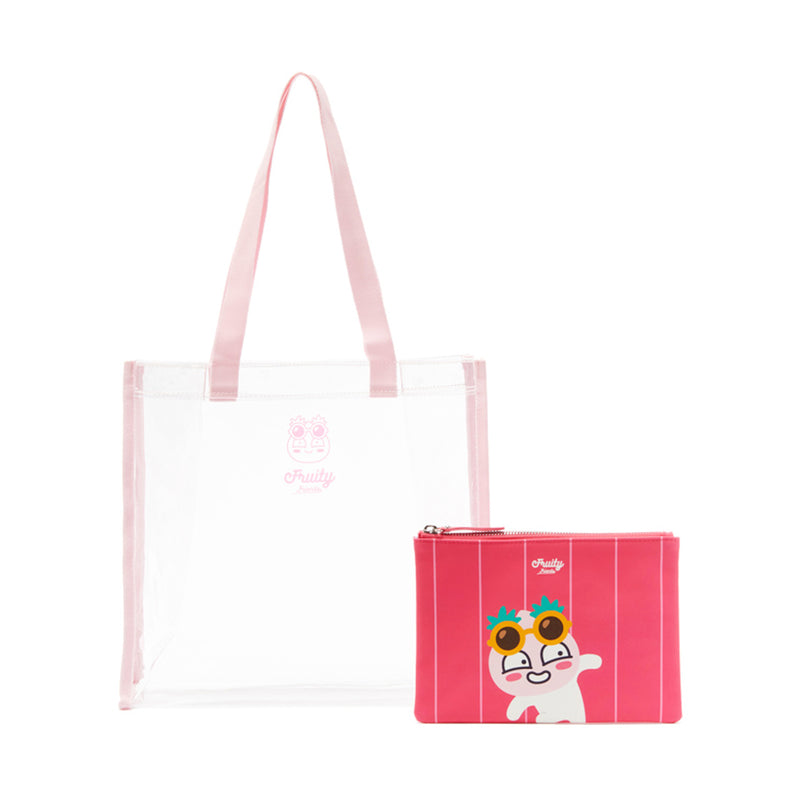 Kakao Friends - Apeach Beach Bag & Pouch Set