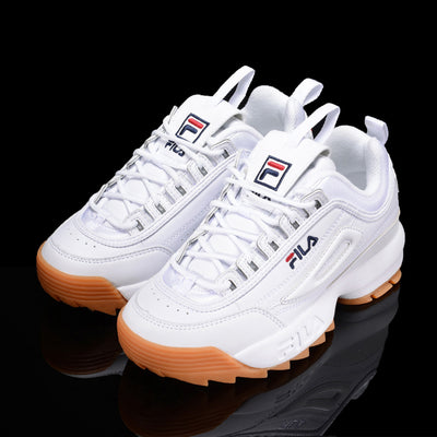 Fila - Disruptor 2 -  White w / Gum Sole - Sneakers - Harumio