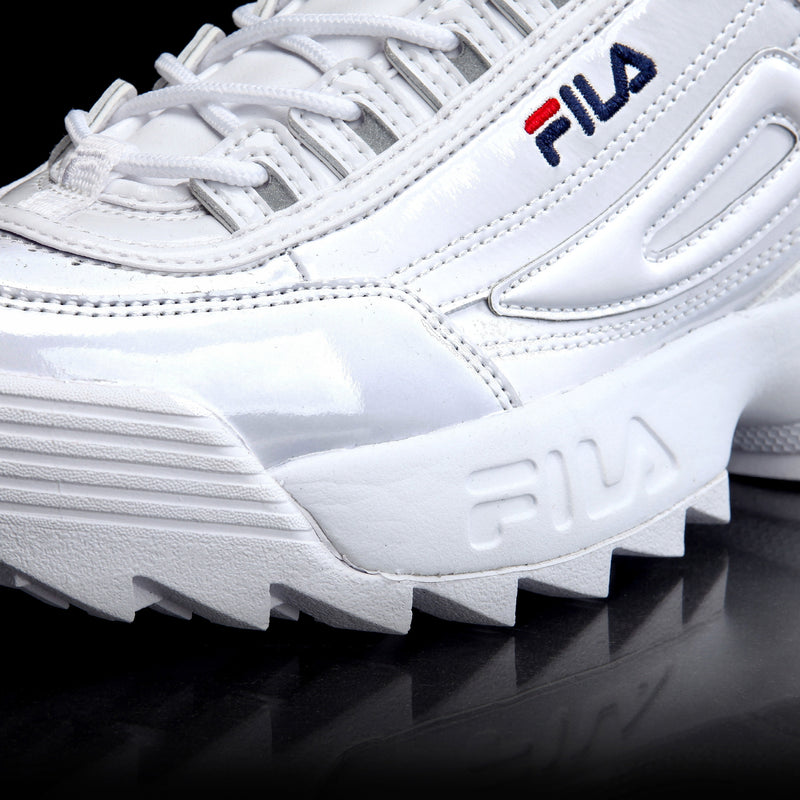 Fila - Disruptor 2 Enamel - White - Sneakers - Harumio