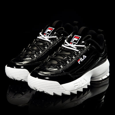 Fila - Disruptor 2 Enamel - Black - Sneakers - Harumio