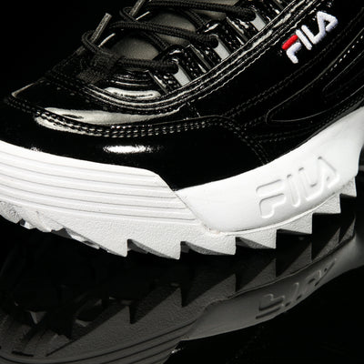Fila - Disruptor 2 Enamel - Black - Sneakers - Harumio
